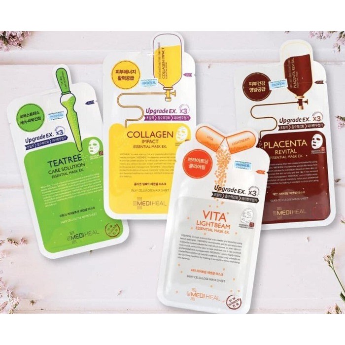 Mặt Nạ Mediheal Tea Tree/ Vita/ Placenta/ Collagen/ Hàn Quốc KBeauty