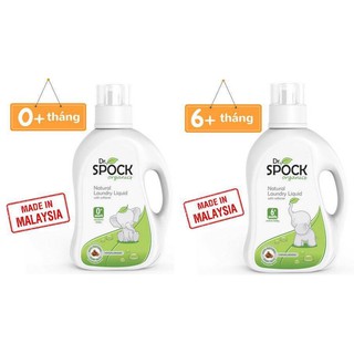 Nước giặt xả thiên nhiên hữu cơ organic Dr. Spock cho trẻ em loại 2 lít