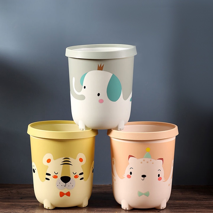 Thùng Đựng Rác Nhựa Văn Phòng VUÔNG HIỆN ĐẠI J8 Mới - Sọt Rác Xinh Decor