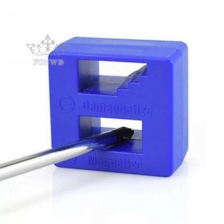 【FUNWD】Magnetizer Demagnetizer Magnetism Plastic Red Screwdriver Tool 1Pc 53*50*29mm
