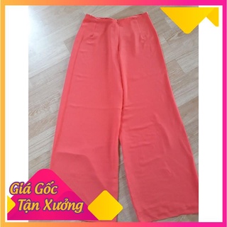 Quần mặc áo dài vải chiffon 2 lớp