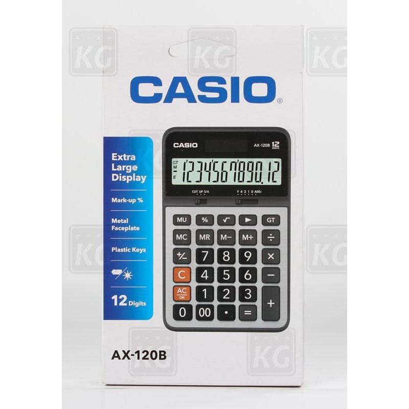 Máy Tính Cầm Tay Casio Ax 120b 12 Kỹ Thuật Số