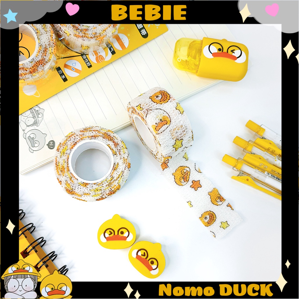 Set 2 băng gạt đàn hồi dán vết thương không keo in hình vịt BeBie - BP529