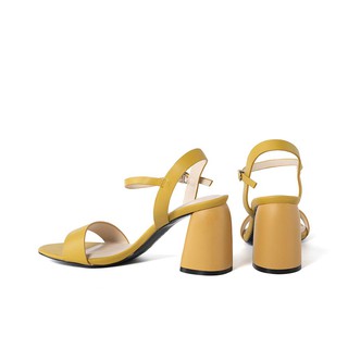 Giày sandal gót thô quai ngang Zara 0603