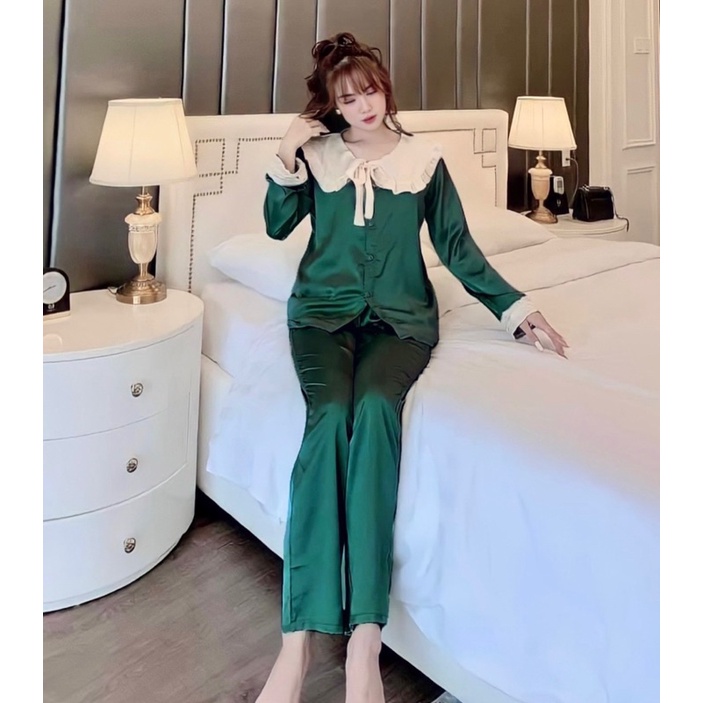 Bộ Lụa Tiểu Thư  Cao Cấp Bigsize - chất mịn, mát, đẹp, form chuẩn, tôn dáng