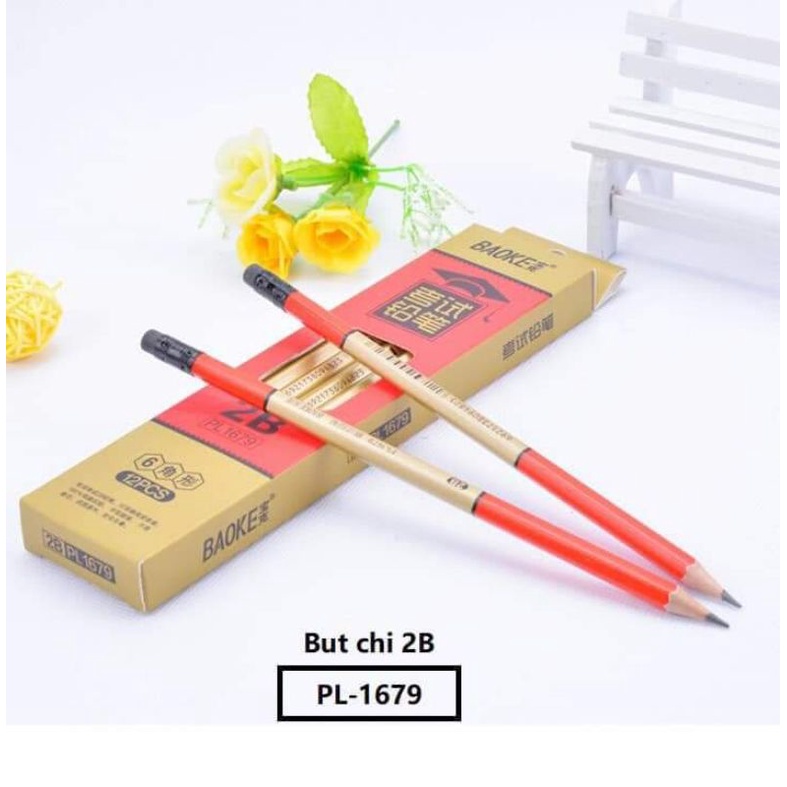 1 hôp bút chì 2b baoke 1679