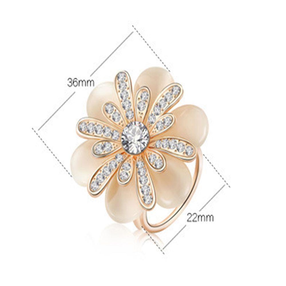 IVORY Hoa Trà Ngà Voi Màu Ngà|Trâm Cài Khăn Choàng Đính Đá Opal Chất Lượng Cao Cho Nữ