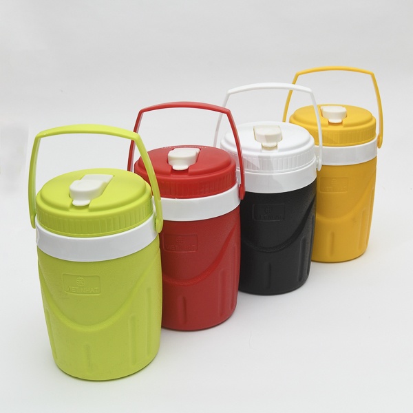 Bình Giữ Nhiệt, Bình 2 Lớp Cách Nhiệt Chân Không, Chất Liệu Nhựa Nguyên Sinh Cao Câp, Có Quai Cầm Tiện Dụng