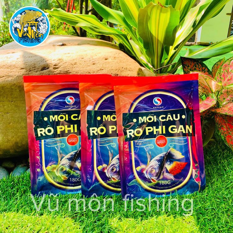 Mồi câu cá siêu nhạy Rô Phi Gan SP | Thính dụ cá Rô- Vũ Môn Fishing