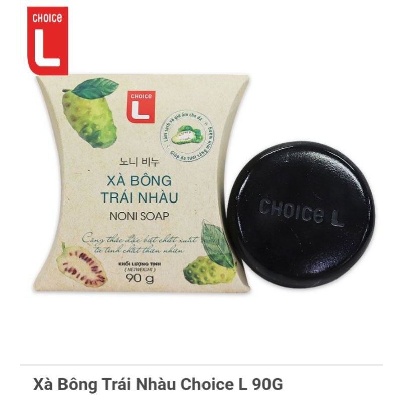 Xà Bông Trái Nhàu Choice L 90G