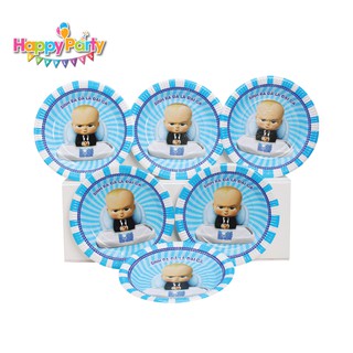 ( Nhiều mẫu ) Đĩa giấy sinh nhật set 6 cái