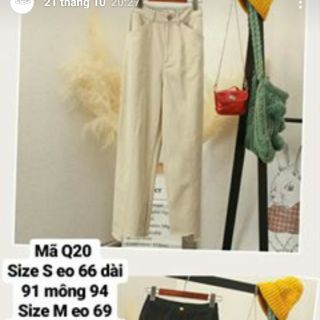 Quần be sz s,m