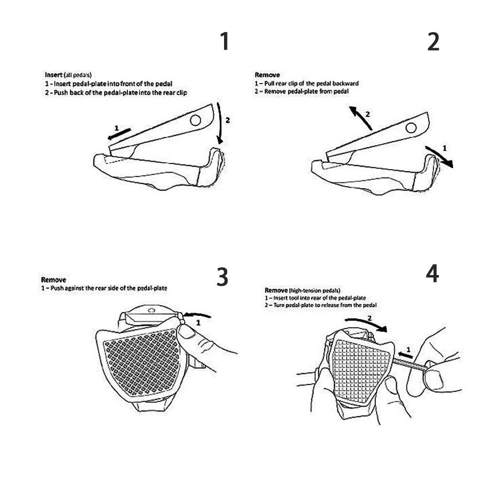 Bàn Đạp Xe Đạp KEO SPD Chuyên Dụng Chất Lượng Cao