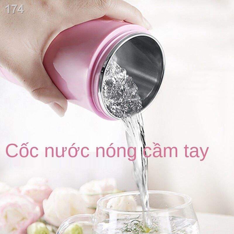 [Mới nhất ]Điện cốc nước nóng nhỏ du lịch di động mini ấm đun tự giữ nhiệt tích hợp văn phòng ký túc xá