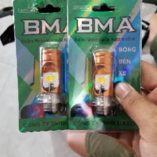 [Siêu Sáng] Led Pha BMA Cos Vàng/Pha Trắng chân M5 (Wave Dream, Ex nhỏ, Si Hello, Axelo Indo,...)