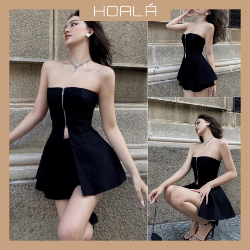 Set Áo Kiểu Kéo Khoá Kèm Quần Phong Cách Ulzzang S29