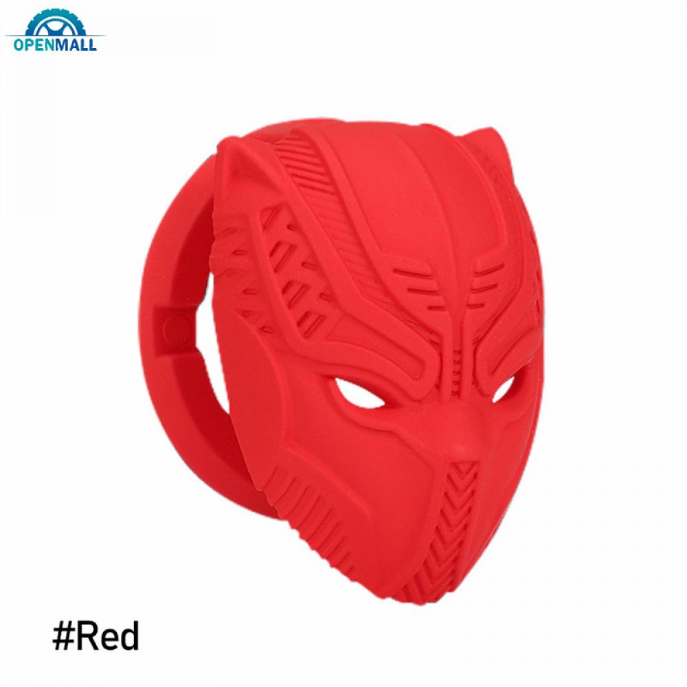 Miếng Dán Trang Trí Nút Khởi Động Xe Hơi Hình Báo Đen 3D