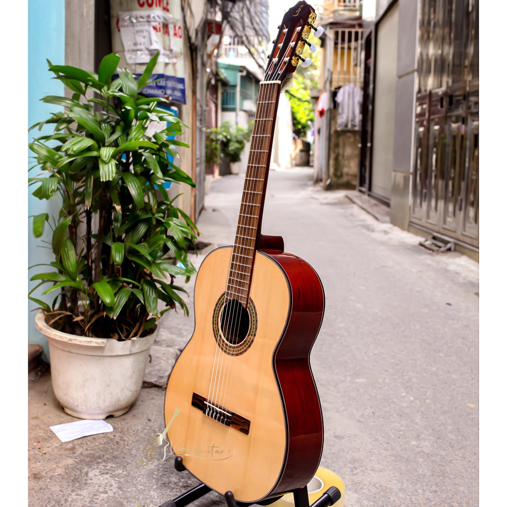 [Ship Hỏa Tốc Hà Nội 2h] Đàn Guitar Acoustic Classic Ba Đờn - Tặng 12 phụ kiện+ bao - Vinaguitar phân phối chính hãng