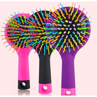 Lược Chải Tóc Rối Rainbow Có Gương