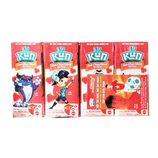 Sữa chua uông Lif Kun dâu/cam 4x180ml