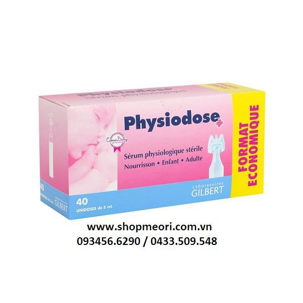 -0.1 NƯỚC MUỐI SINH LÝ NHỎ MŨI PHYSIODOSE - PHÁP