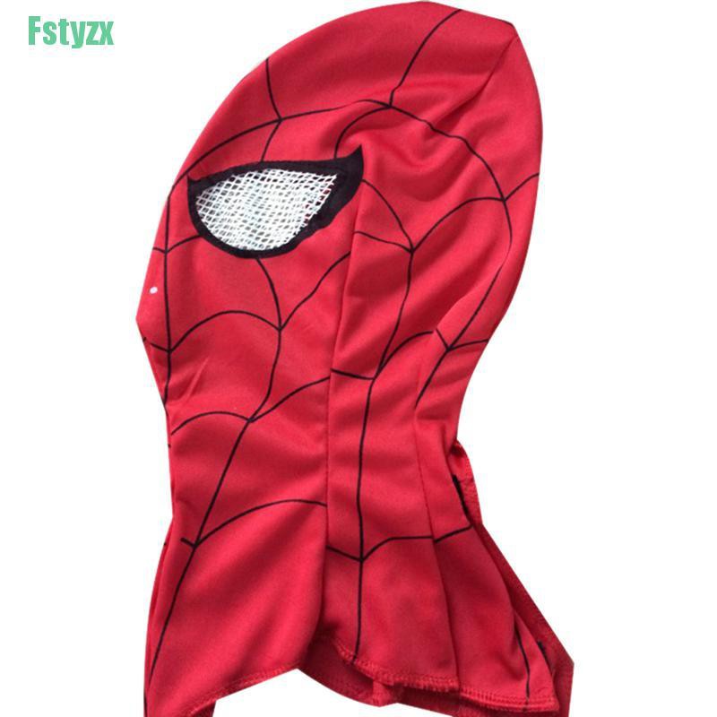 fstyzx Super Heroes Spiderman Mask Adult Kids Cosplay Fancy Dress Costume Party Spider
