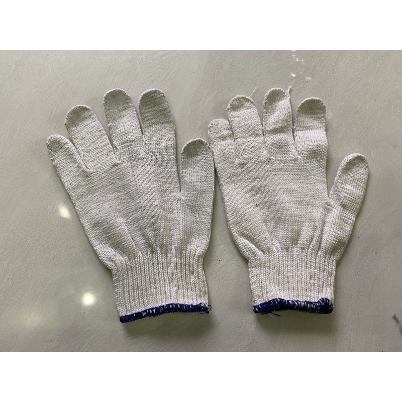 Găng tay/ bao tay vải sợi bảo hộ lao động (10 đôi)