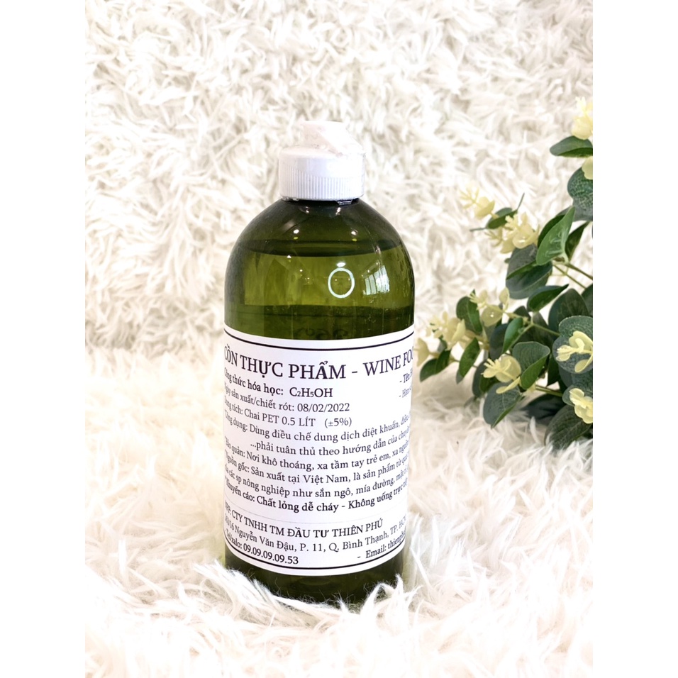 Cồn Ethanol Thực phẩm 96% C2H5OH
