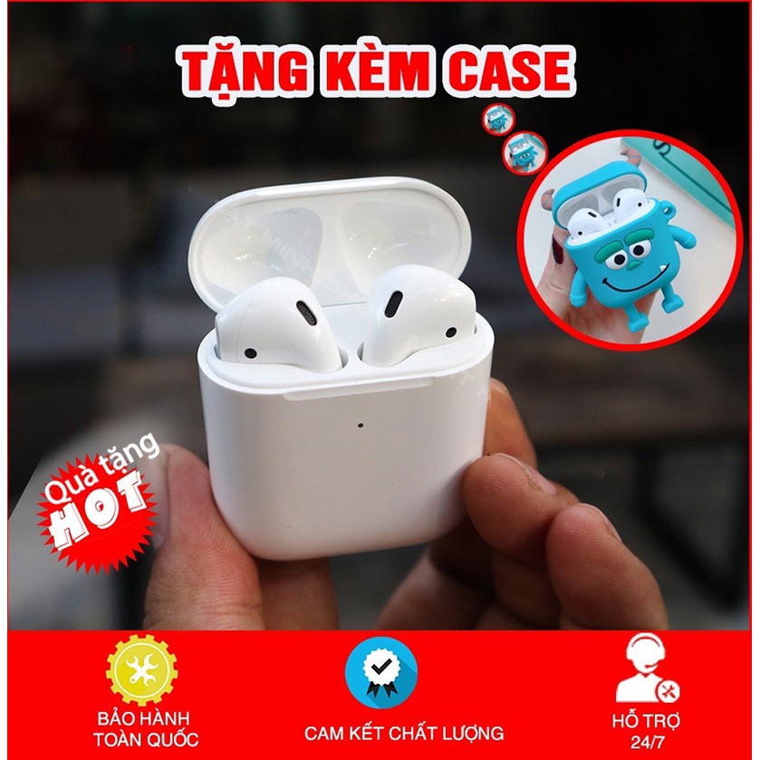 Tai Nghe AirPod 2 Phiên Bản 2021 Check Setting - Định Vị - Đổi Tên - Sạc Không Dây - Bảo Hành 6 Tháng