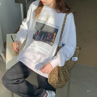 Áo Thun Dài Tay Oversize 40081 Cho Nữ
