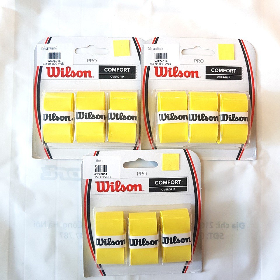 Cuốn cán vợt wilson 1 vỉ 3 cái