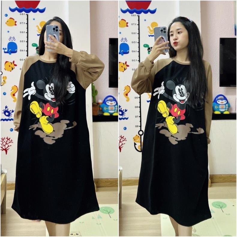 [ 𝐅𝐑𝐄𝐄 𝐒𝐇𝐈𝐏 ]  VÁY XUỐNG MICKY CHẤT ĐẸP LẮM Ạ