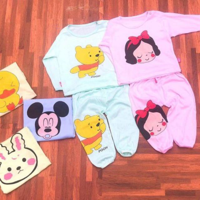 Set 5 bộ cotton  cho bé trai/bé gái