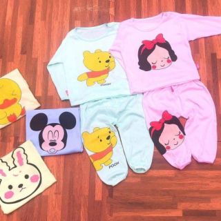 Set 5 bộ cotton cho bé trai/bé gái