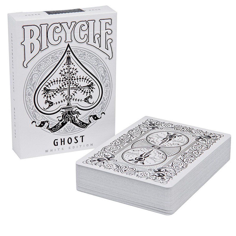 Bộ Bài Bicycle Ghost White Legacy Edition Playing Cards, Di Sản Phiên Bản Ma ...