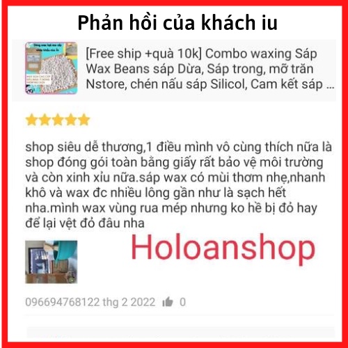 Combo 100gr ( Sáp nhập khẩu úc cao cấp + Sáp Dừa & trong suốt + wax lông nóng dạng hạt đậu Hard Wax Beans