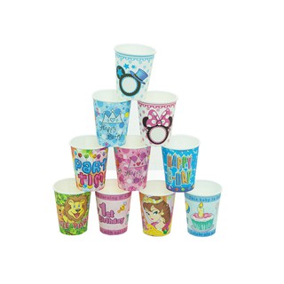 Sét 6 cốc ly giấy sinh nhật