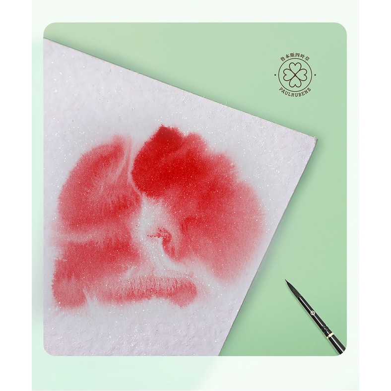 Giấy màu nước clover nhũ ánh kim