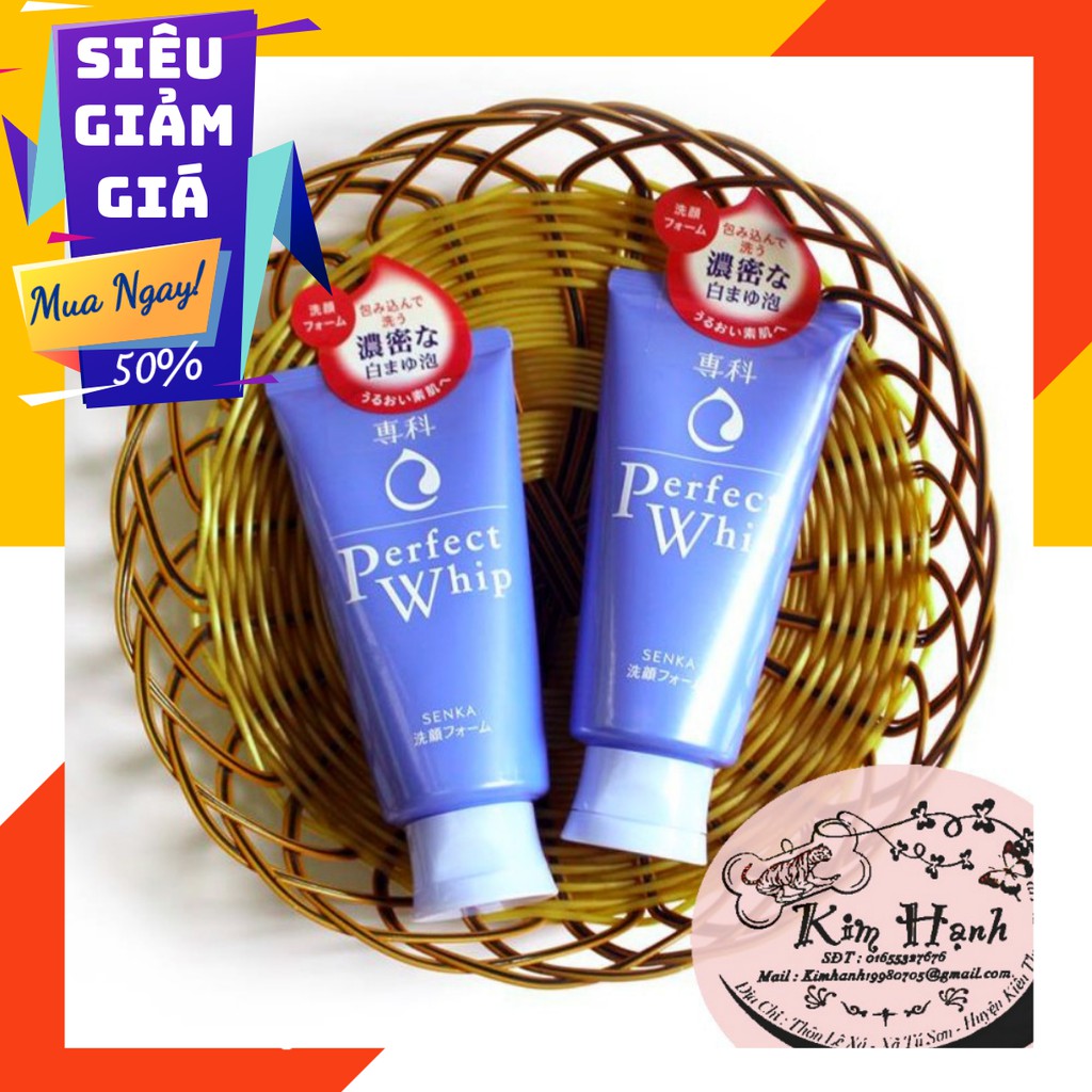 Sữa Rửa Mặt Senka Perfect Whip Mới Nhật