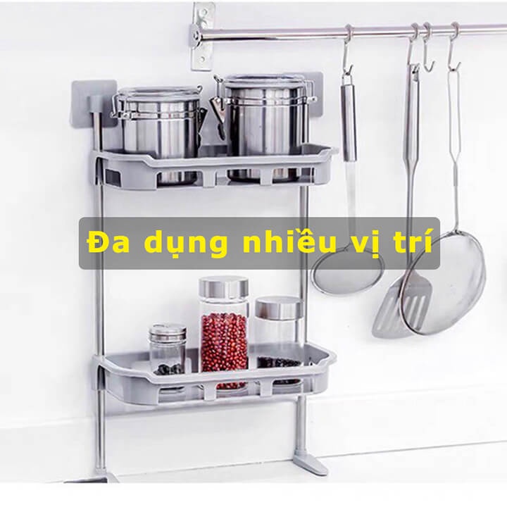 Kệ 2 tầng để đổ trên nắp bồn cầu nhà vệ sinh tiết kiệm không gian