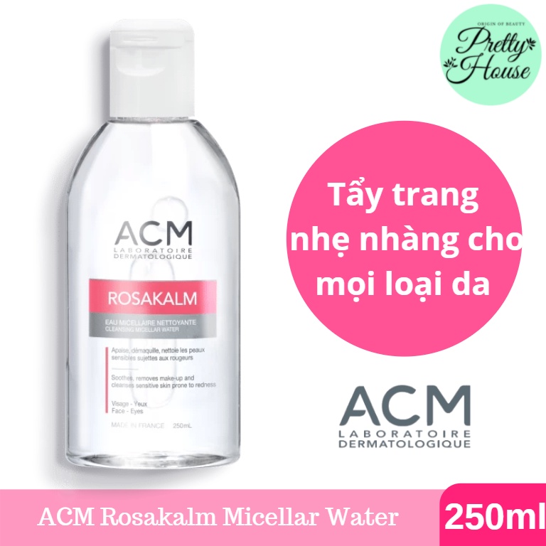 [DATE MỚI-CHÍNH HÃNG]Nước tẩy trang dành cho mọi loại da ACM Rosakalm Cleasing Micellar Water