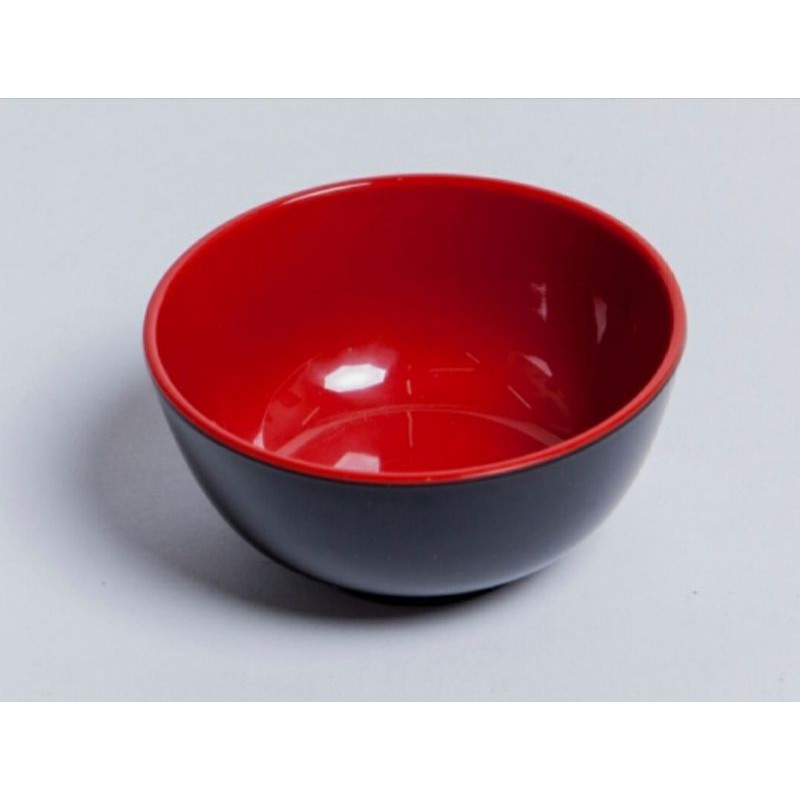Combo 10 chén CO02 nhựa Melamine 2 lớp Đỏ Đen