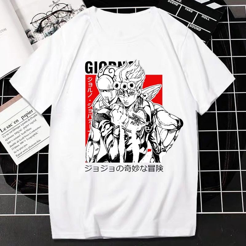Áo Thun Tay Ngắn In Họa Tiết Hoạt Hình Jojo Bizarre Adventure -  Thời Trang Cho Nam Và Nữ