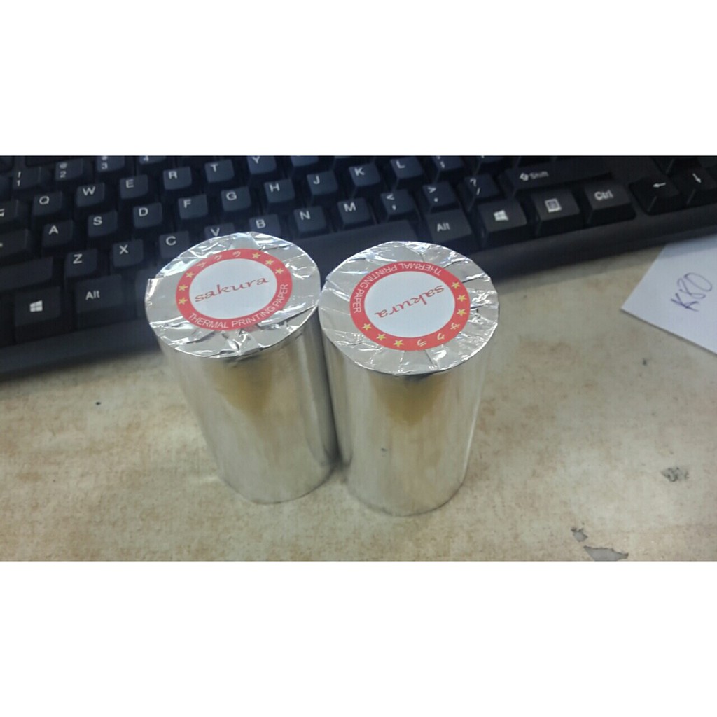Thùng 100 cuộn K80 Sakura /Giấy in hóa đơn Sakura / Giấy in bill / giấy in nhiệt K80