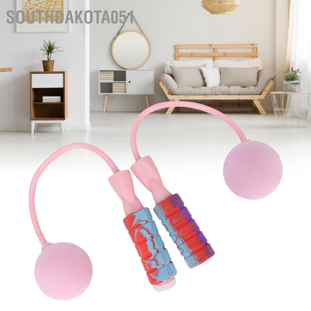 Southdakota051 Dây nhảy không dây Thể dục thể thao Đào tạo chất béo Đốt cháy (Màu hồng)