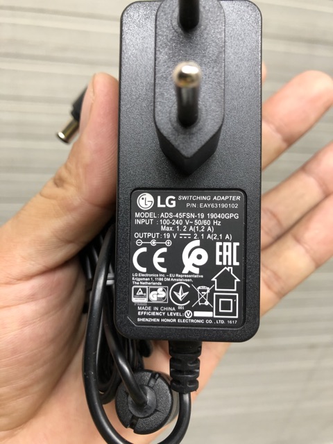 Adapter nguồn màn hình LG 19v 2.1A chính hãng