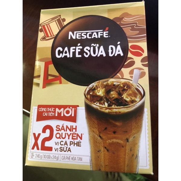 cafe sữa  đá hộp 10gói 24g