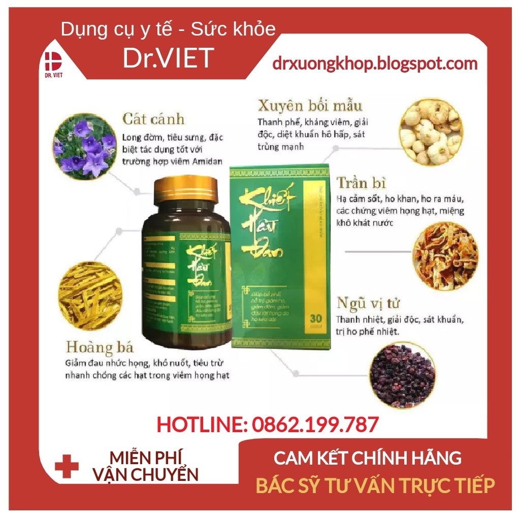 Khiết Hầu Đan - Hỗ trợ đau họng hạt, ho đờm, ho khan, ho kéo dài, ho mãn tính, hen suyễn