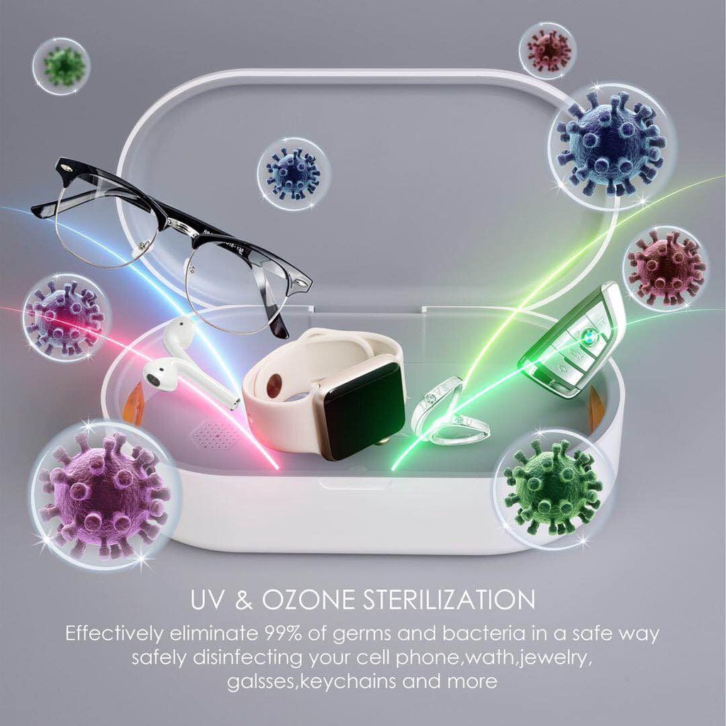 Hộp khử khuẩn kiêm sạc không dây 10w