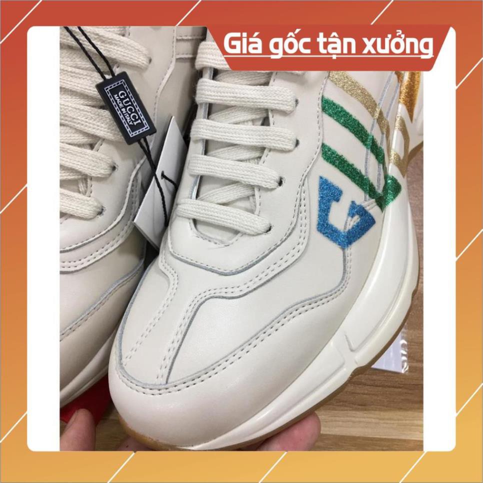 [FreeShip+ Hàng Cao Cấp] Giày thể thao Gucci nam nữ cao cấp, Giày nam nữ Full phụ kiện (ảnh thật)